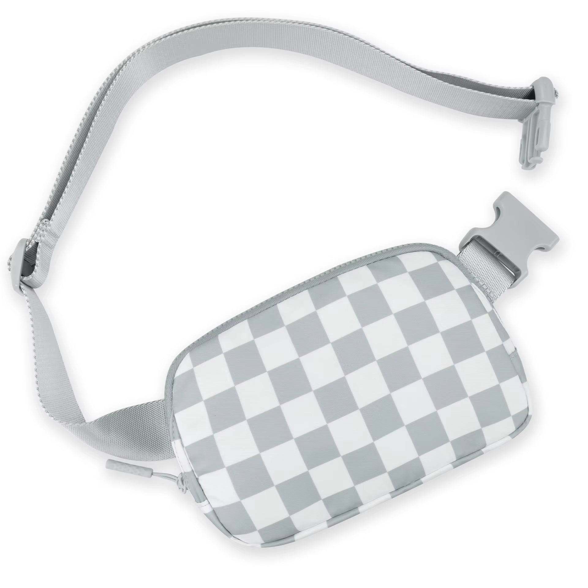 2024 Waist Bag for Women Fanny Pack with 2 Zipper Pocket Chest Bag Outdoor Crossbody Adjustable Strap Casual Travel Shoulder Bag