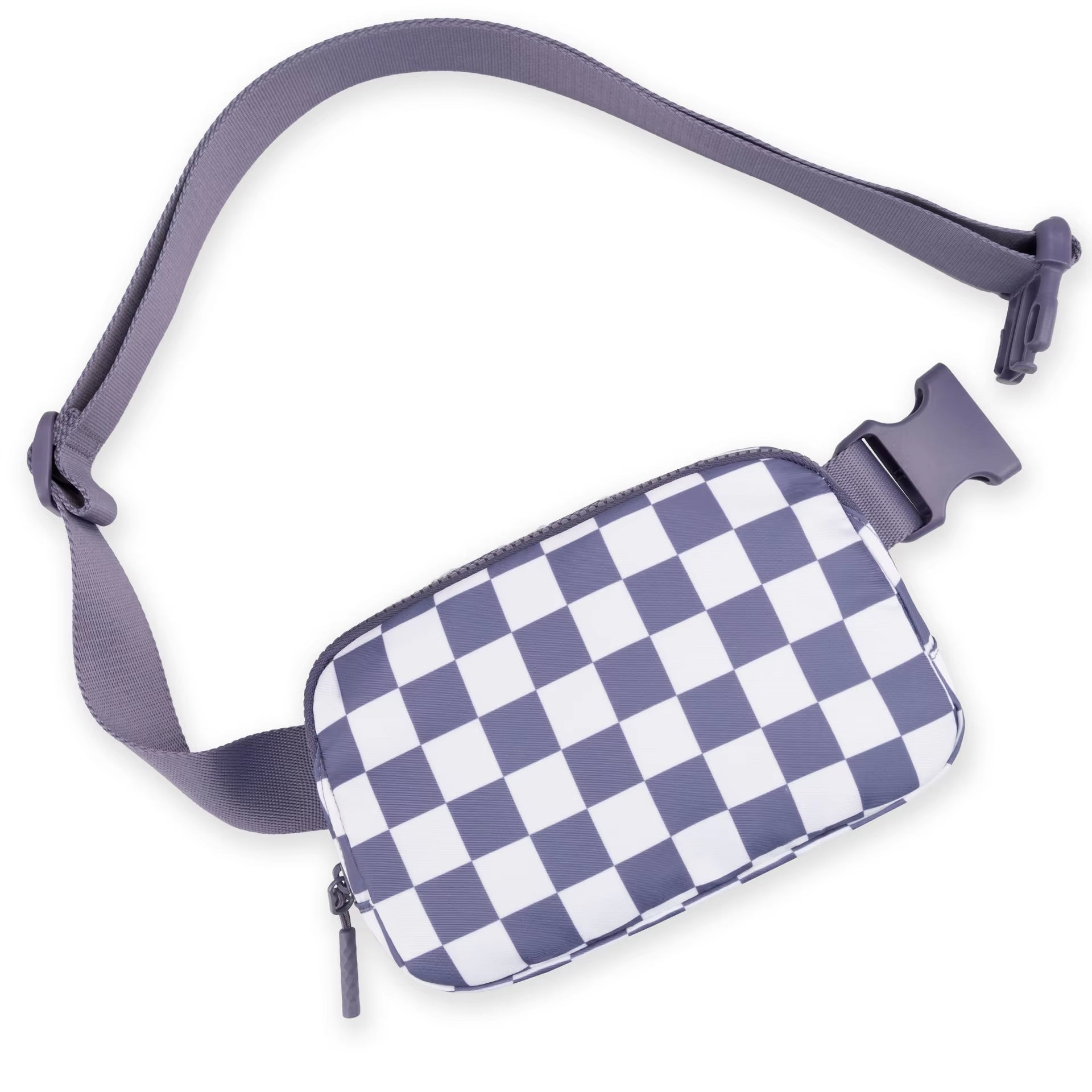 2024 Waist Bag for Women Fanny Pack with 2 Zipper Pocket Chest Bag Outdoor Crossbody Adjustable Strap Casual Travel Shoulder Bag