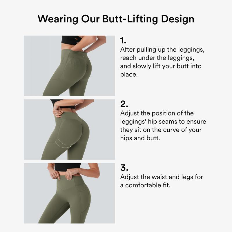 Halara Ultrasculpt™ High Waisted Scrunch Butt Lifting Tummy Control Pocket Shaping Yoga Bootcut Leggings