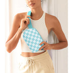 2024 Waist Bag for Women Fanny Pack with 2 Zipper Pocket Chest Bag Outdoor Crossbody Adjustable Strap Casual Travel Shoulder Bag