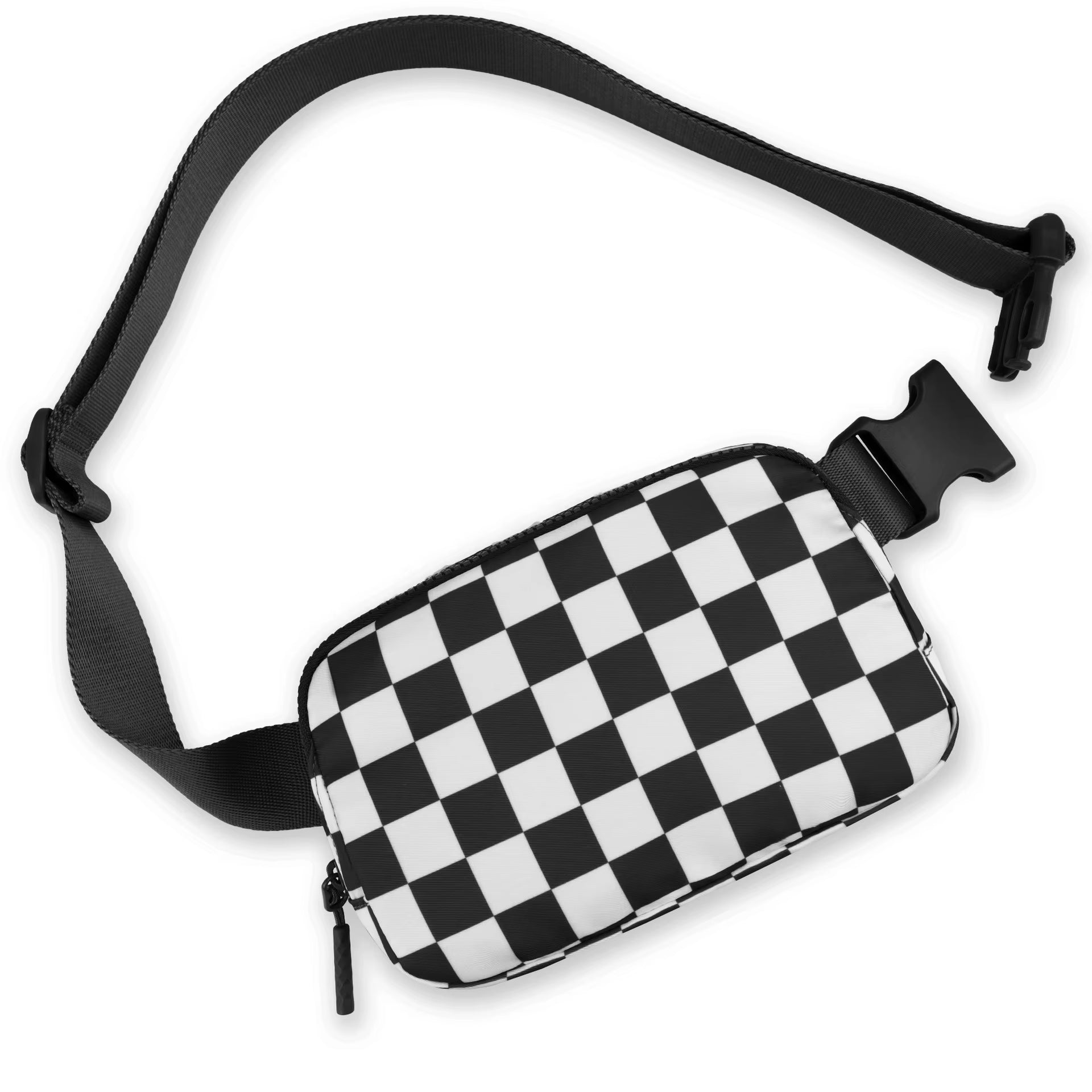 2024 Waist Bag for Women Fanny Pack with 2 Zipper Pocket Chest Bag Outdoor Crossbody Adjustable Strap Casual Travel Shoulder Bag