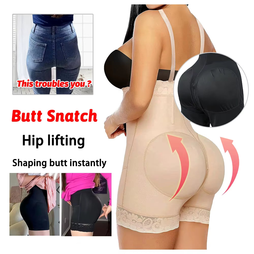 Belly Slimming Panties High Waist Girdles Shorts Colombian Shapers BBL Abdominal Reducing Corset Buttock Lifter Female Underwear