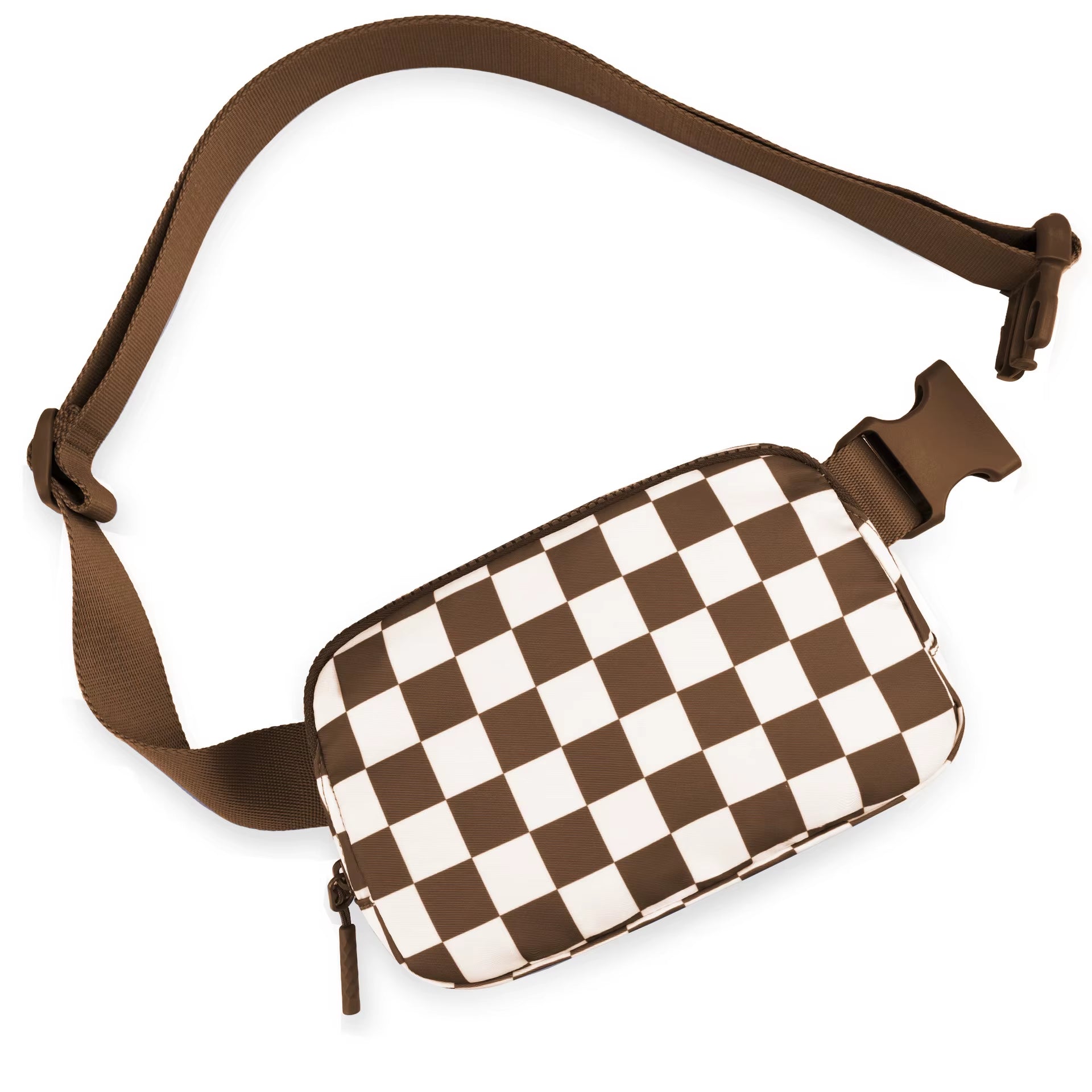 2024 Waist Bag for Women Fanny Pack with 2 Zipper Pocket Chest Bag Outdoor Crossbody Adjustable Strap Casual Travel Shoulder Bag