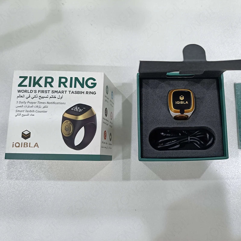Smart Zikr Ring – Digital Tasbih for Daily Dhikr